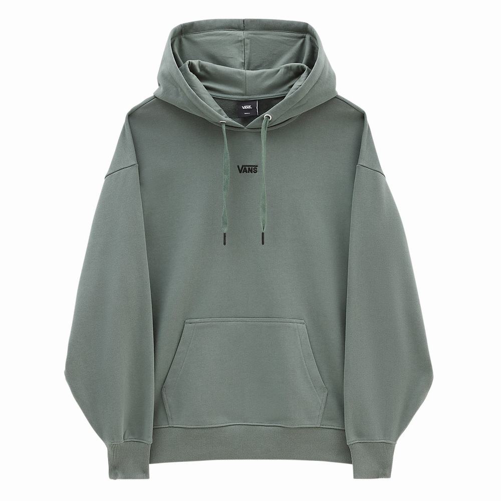 Women's Vans Flying V Hoodie Green | USA07385