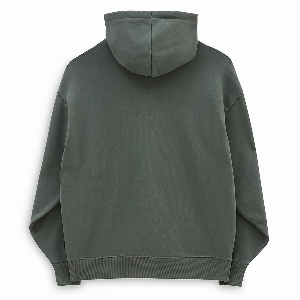 Women's Vans Flying V Hoodie Green | USA07385