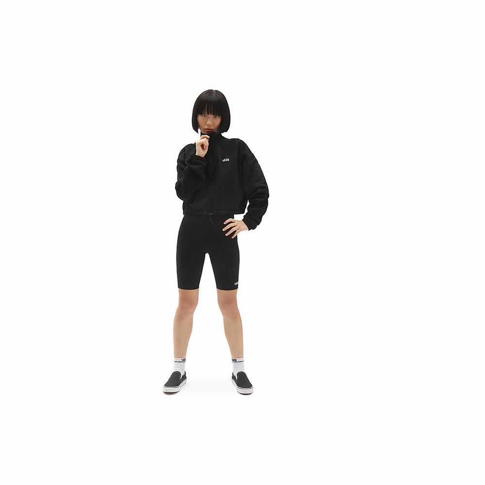 Women's Vans Flying V Legging Shorts Black | USA64328