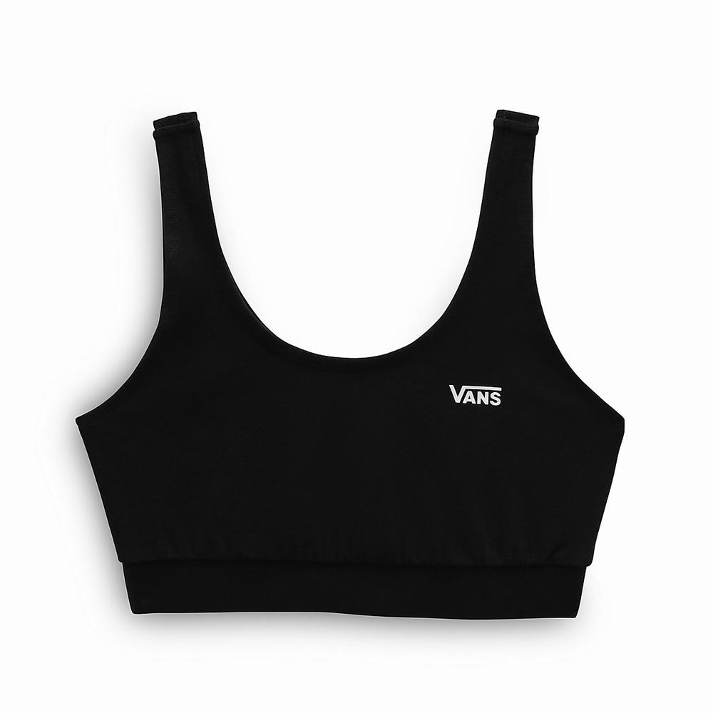 Women's Vans Flying V Sports Bra Sports Bra Black | USA90256