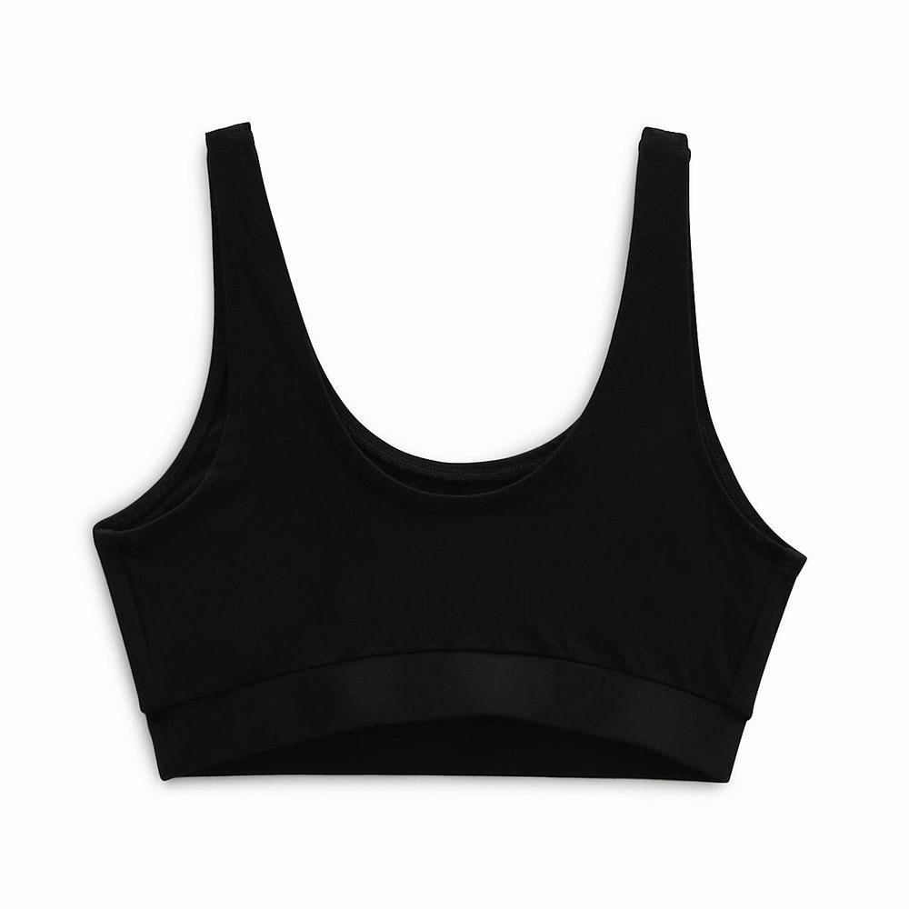 Women's Vans Flying V Sports Bra Sports Bra Black | USA90256