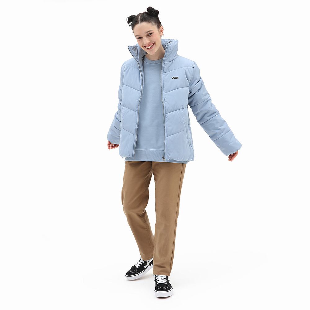 Women's Vans Foundry Puff MTE Jackets Blue | USA32405