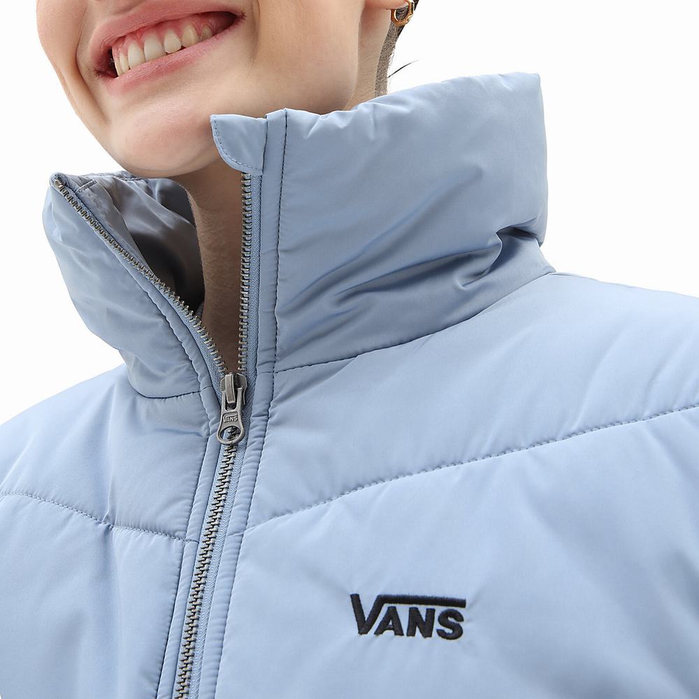 Women's Vans Foundry Puff MTE Jackets Blue | USA32405