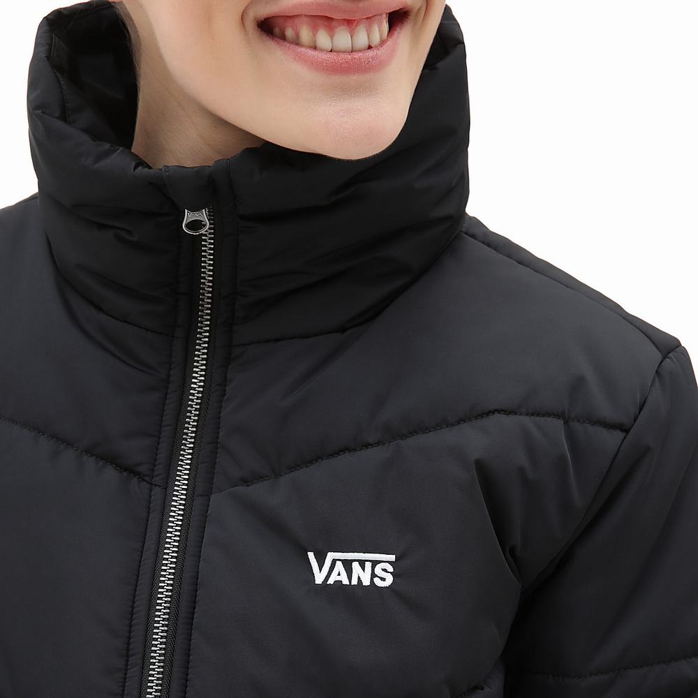 Women's Vans Foundry Puff MTE Jackets Black | USA82514