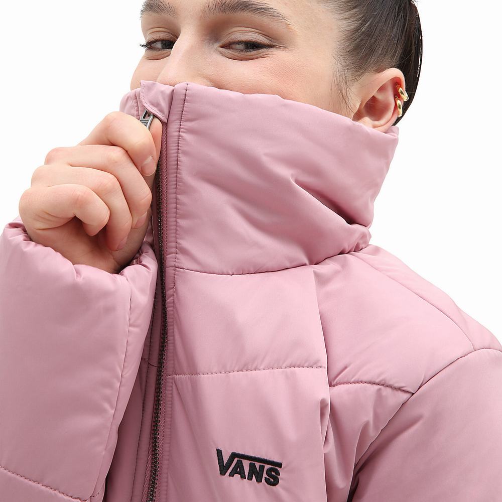 Women's Vans Foundry Puff MTE Jackets Pink | USA73591