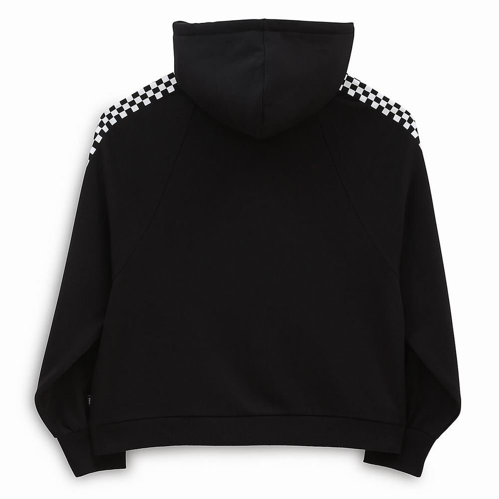 Women's Vans Funniest Times Zip Hoodie Black | USA41583