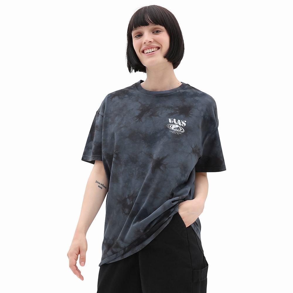 Women's Vans Funtasy Oversized T Shirts Blue | USA37416