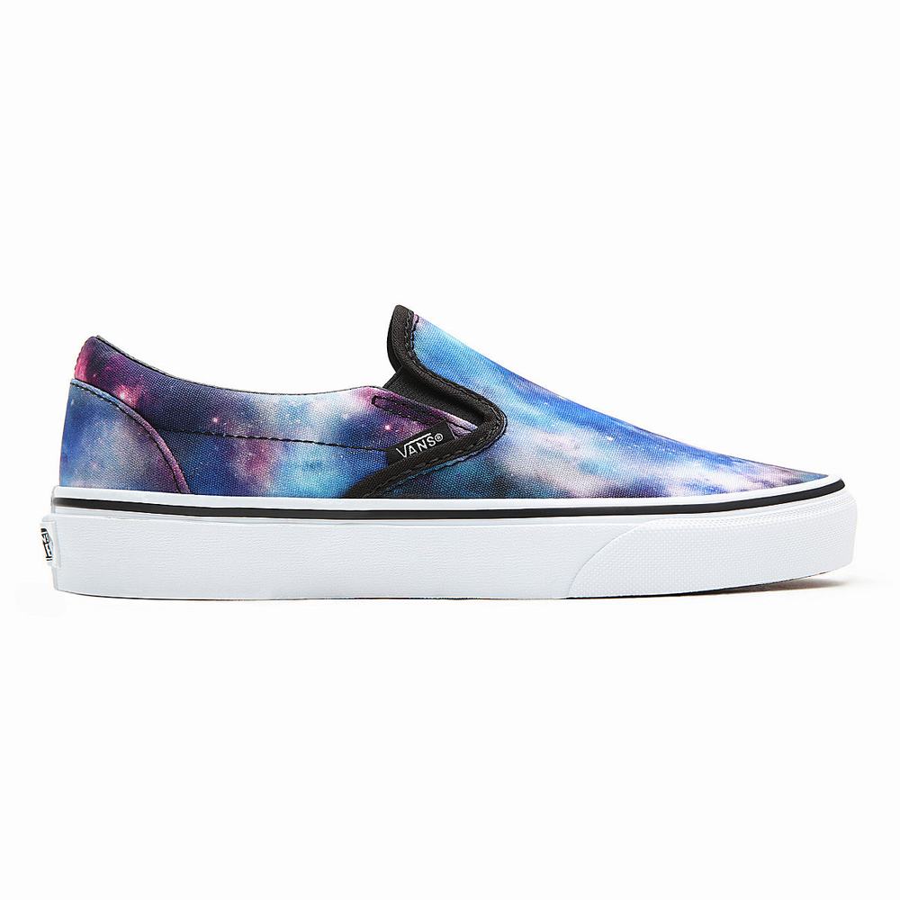 Women's Vans Galaxy Classic Slip On Shoes Blue | USA31490