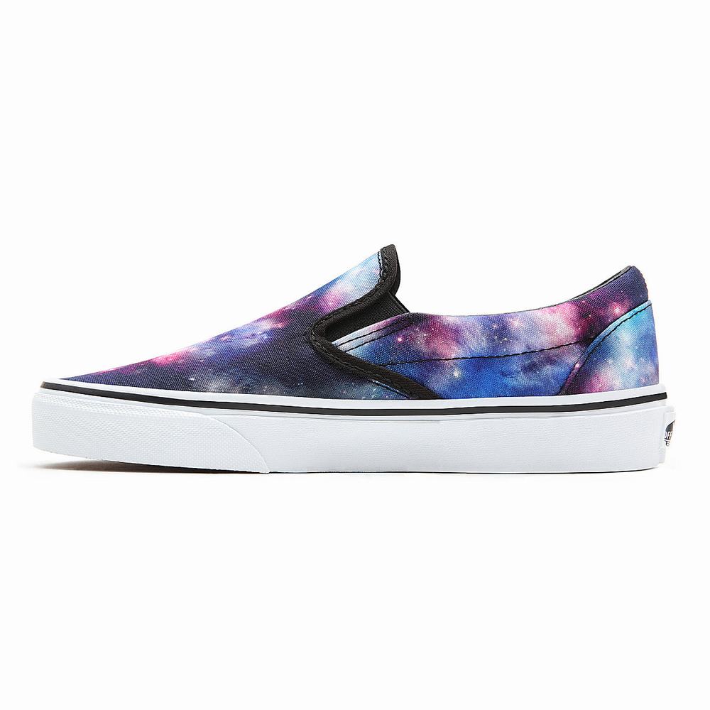 Women's Vans Galaxy Classic Slip On Shoes Blue | USA31490