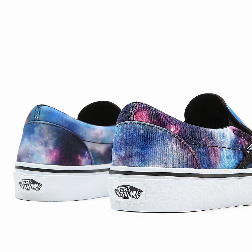 Women's Vans Galaxy Classic Slip On Shoes Blue | USA31490