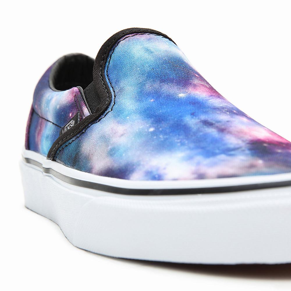 Women's Vans Galaxy Classic Slip On Shoes Blue | USA31490