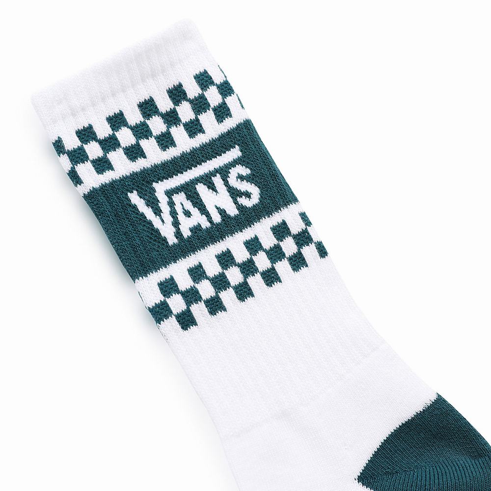 Women's Vans Gang Crew (1 pair) Socks Blue / White | USA25048