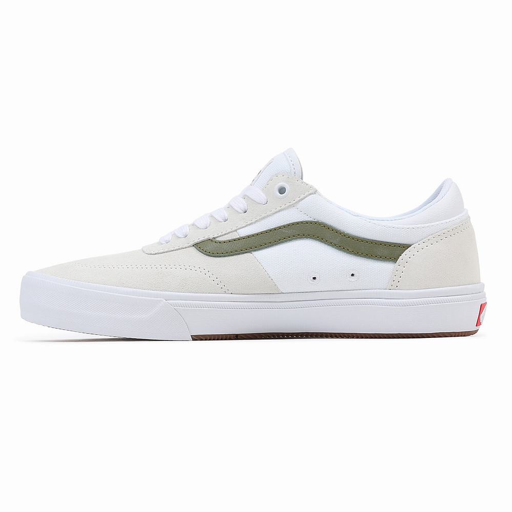 Women's Vans Gilbert Crockett Sneakers White / Beige | USA32184