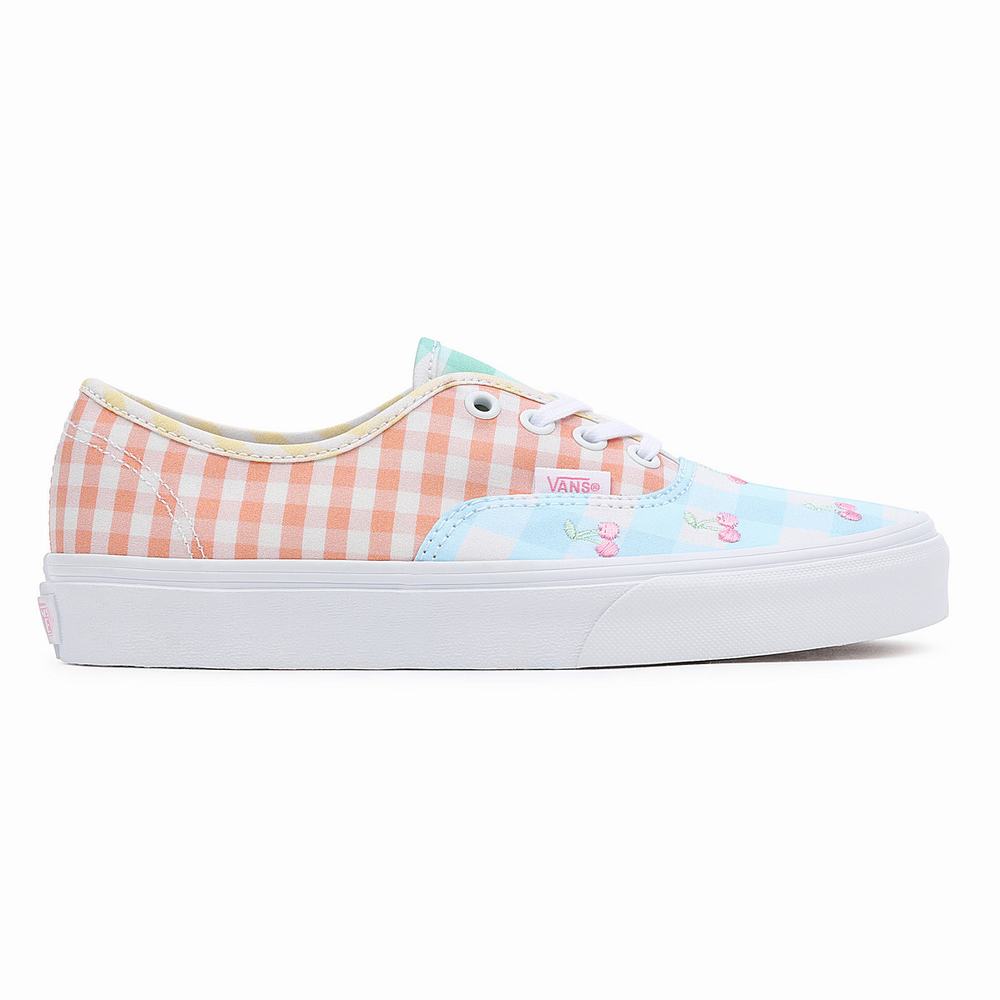 Women's Vans Gingham Block Authentic Sneakers Multicolor | USA21847