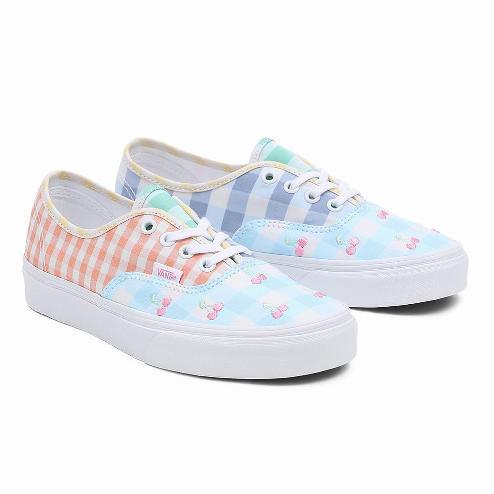 Women\'s Vans Gingham Block Authentic Sneakers Multicolor | USA21847