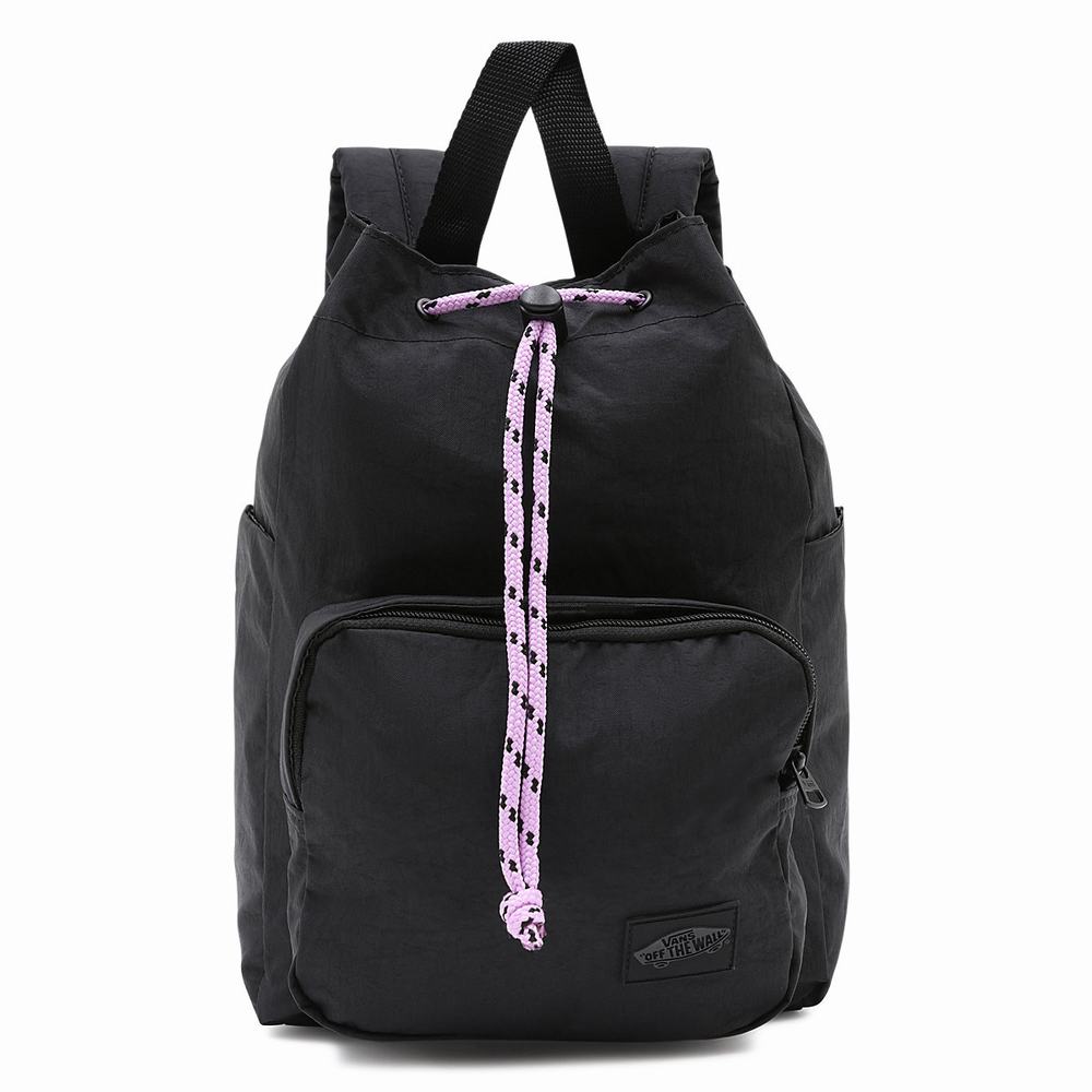 Women\'s Vans Going Places Backpacks Black | USA96758