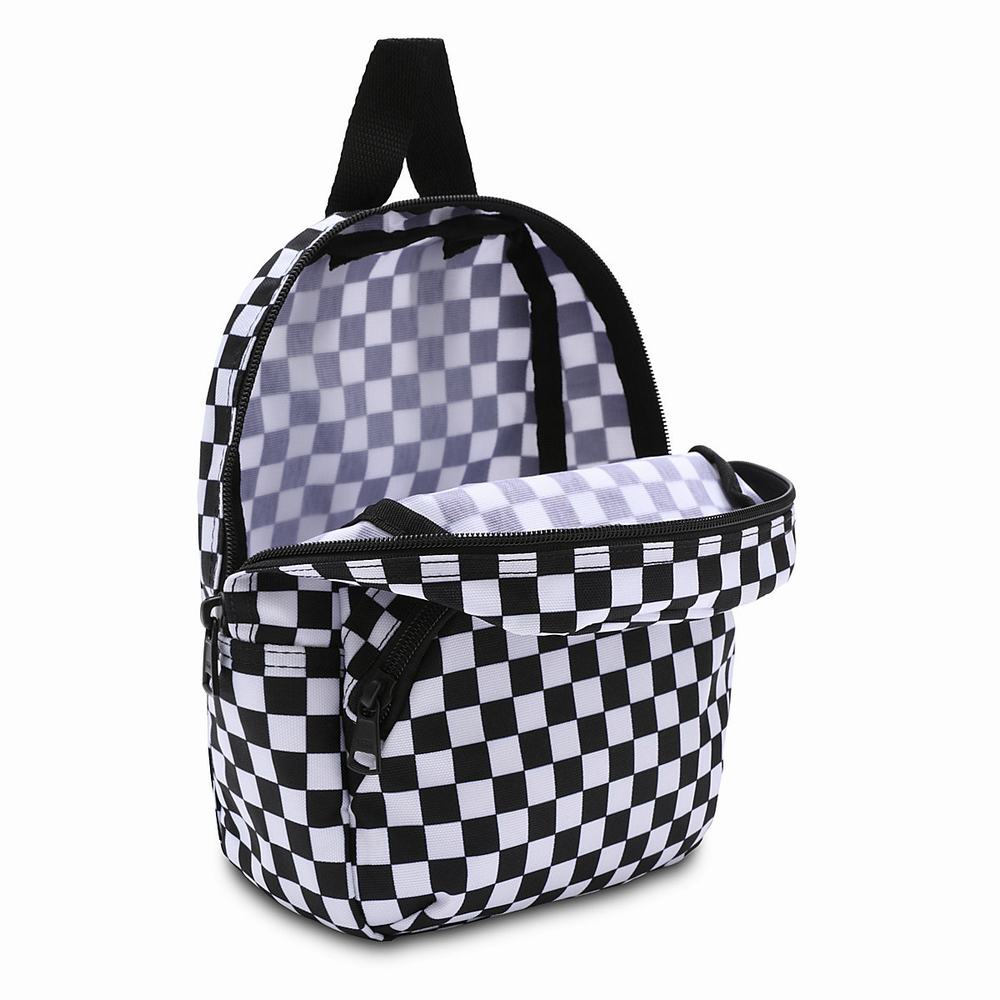 Women's Vans Got This Mini Backpacks Black / White | USA67195