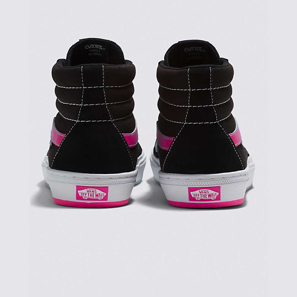 Women's Vans Gradient BMX Sk8-Hi Sneakers Black / White | USA92681