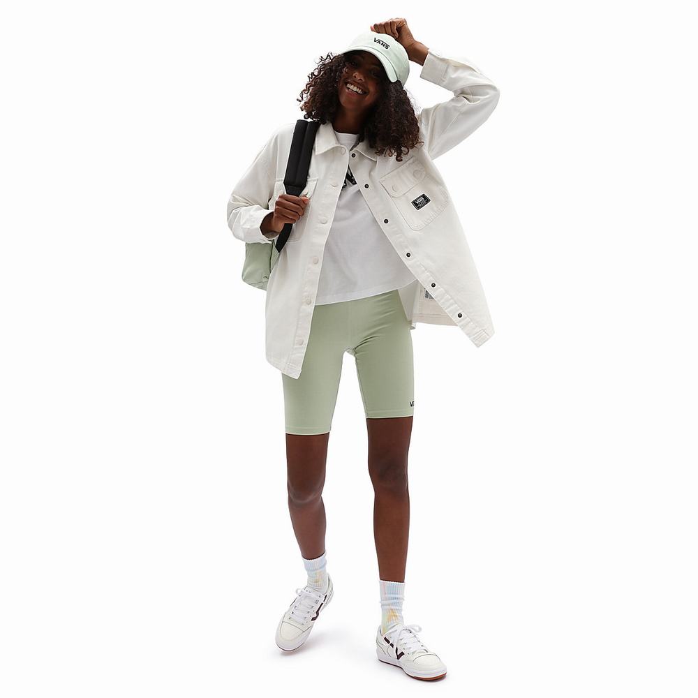 Women's Vans Ground Work Jackets White | USA90137