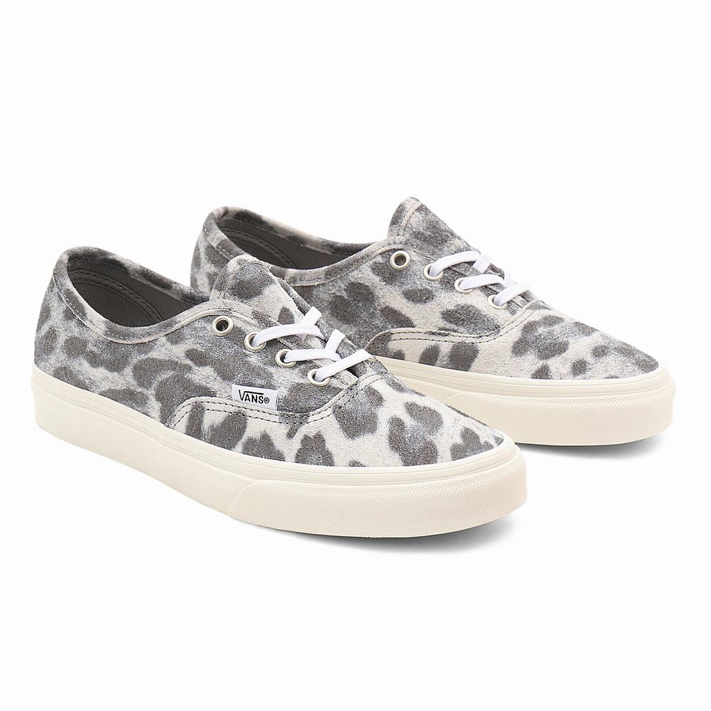 Women\'s Vans Hairy Suede Authentic Sneakers Grey | USA86231