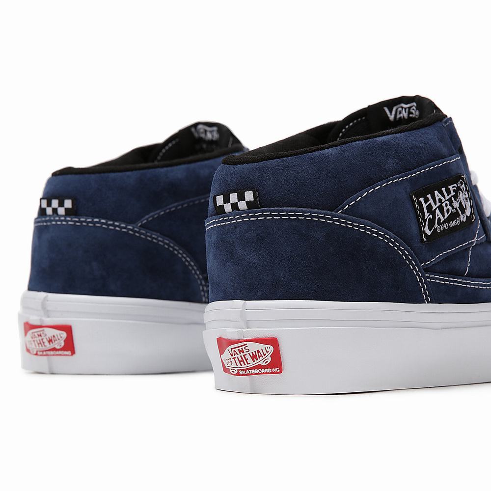 Women's Vans Half Cab '92 Skate Shoes Blue | USA19452