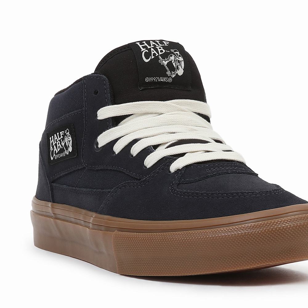 Women's Vans Half Cab Skate Shoes Blue | USA20689