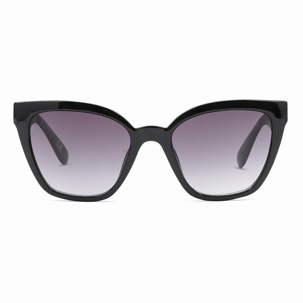 Women\'s Vans Hip Cat Sunglasses Black | USA02673