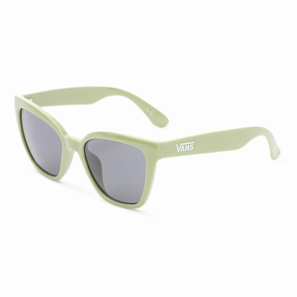 Women's Vans Hip Cat Sunglasses Green | USA31609