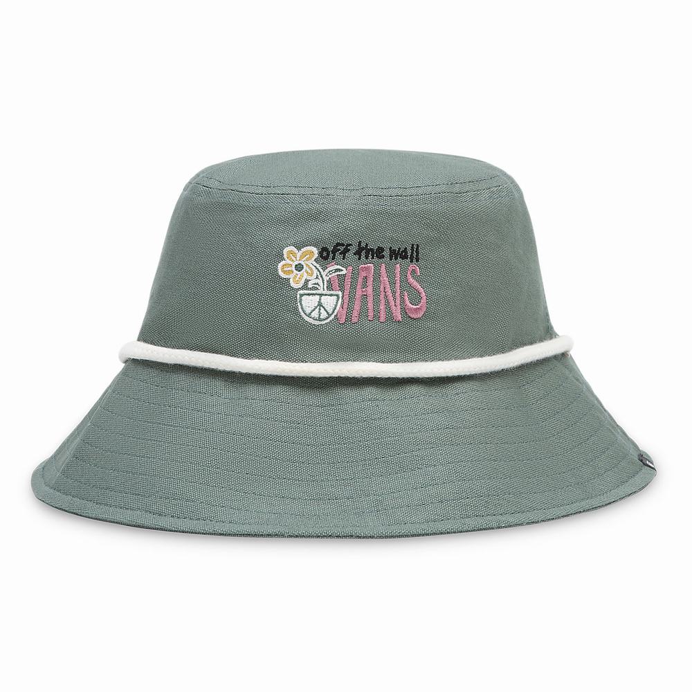 Women\'s Vans In Our Hands Bucket Hats Green | USA36958