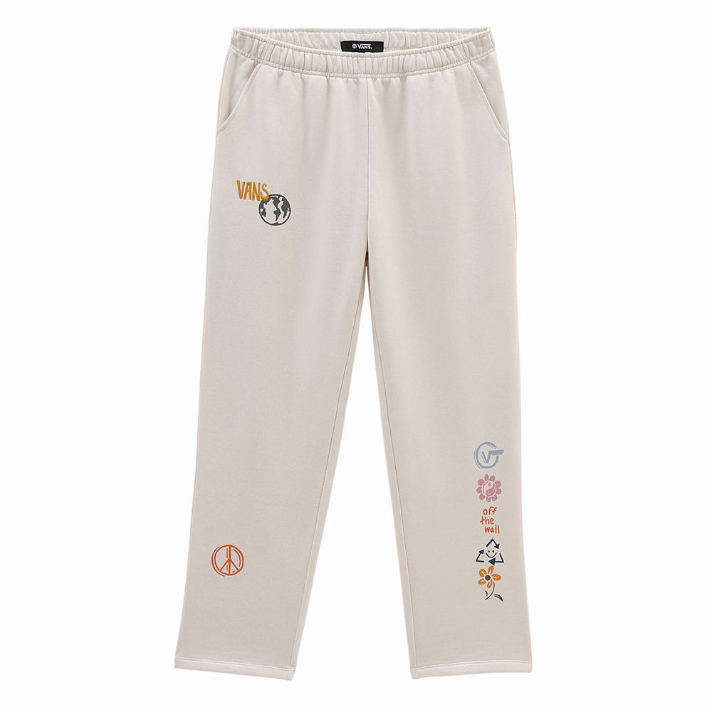 Women's Vans In Our Hands Sweatpants White | USA36725