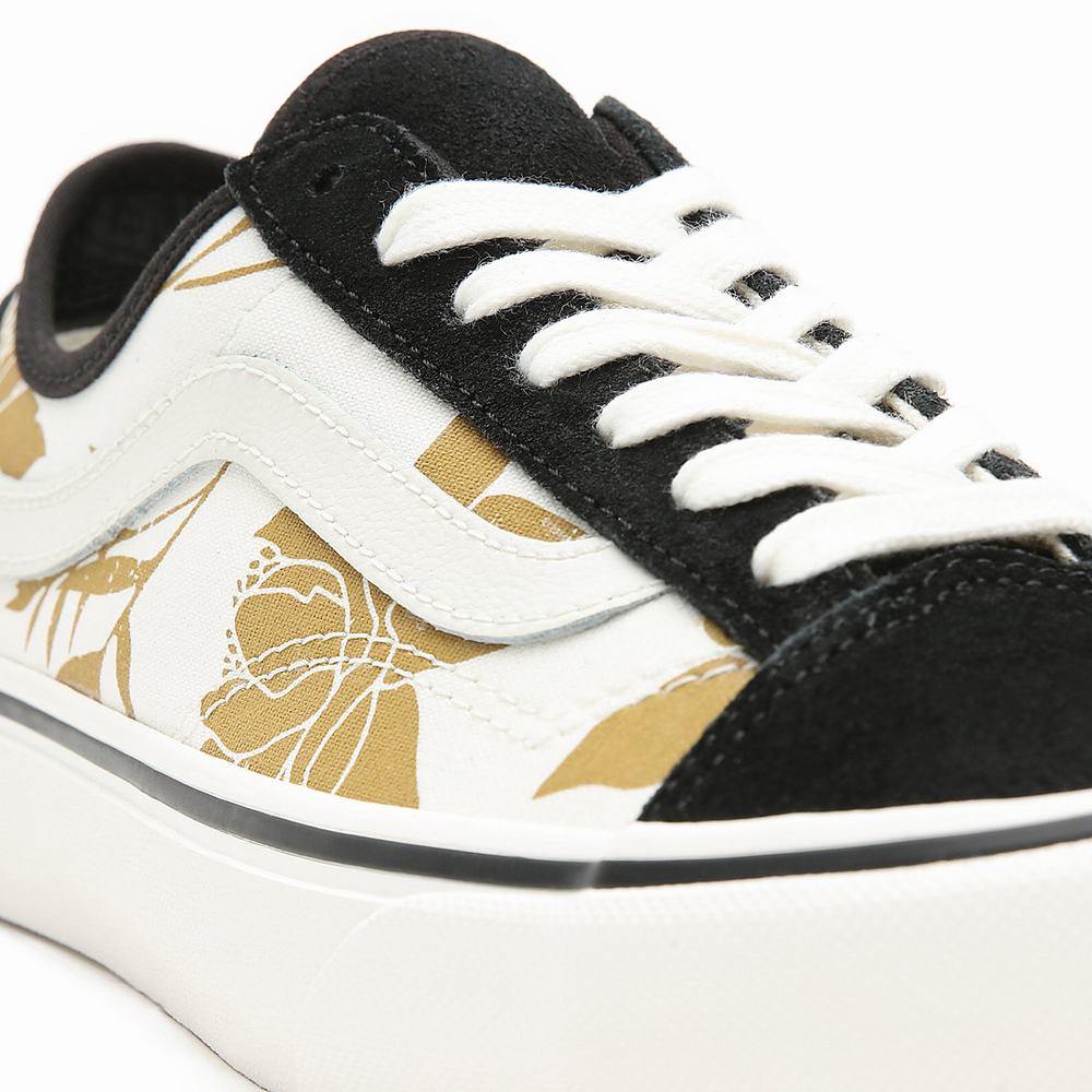 Women's Vans Island Floral Style 36 Decon SF Sneakers Black | USA43571