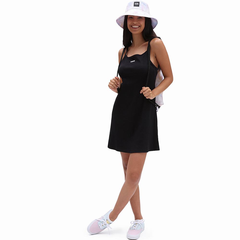 Women's Vans Jessie Dress Black | USA47836