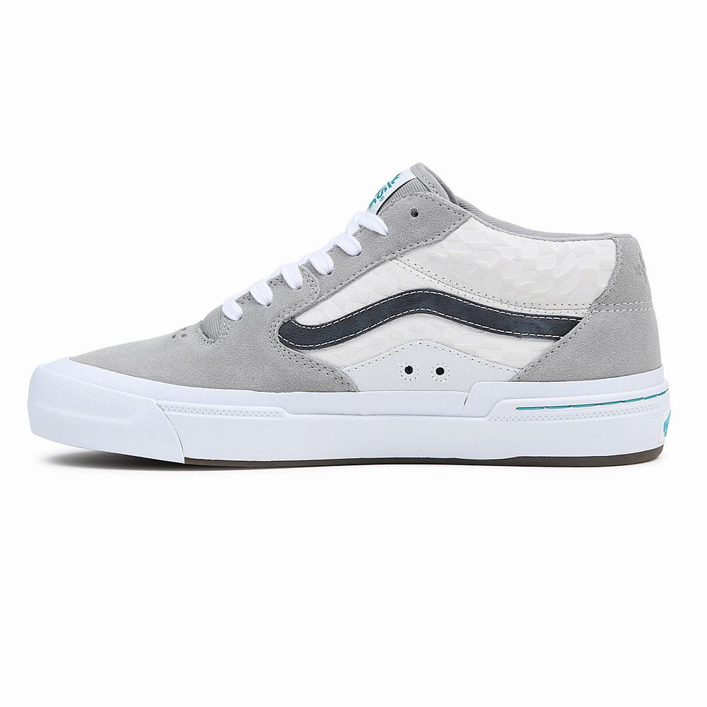 Women's Vans Kevin Peraza BMX Style 114 Sneakers Grey / White | USA26810