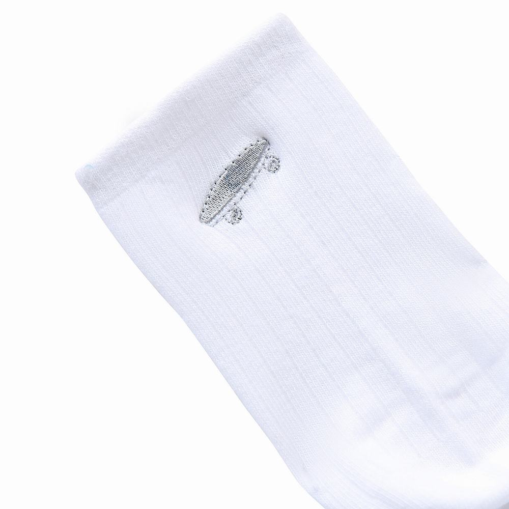 Women's Vans Kickin It Crew (1 pair) Socks White | USA67589