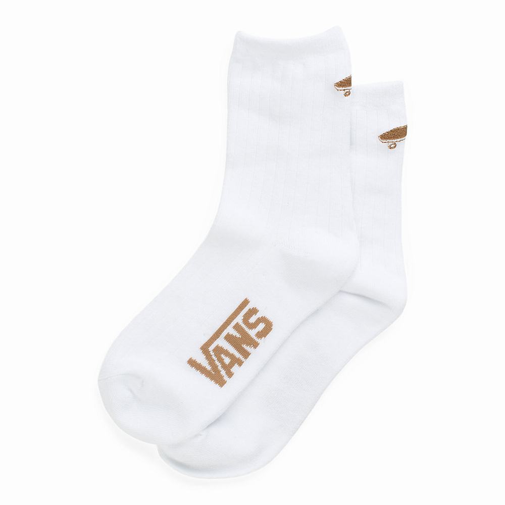 Women's Vans Kickin It Crew (1 pair) Socks Brown | USA94305