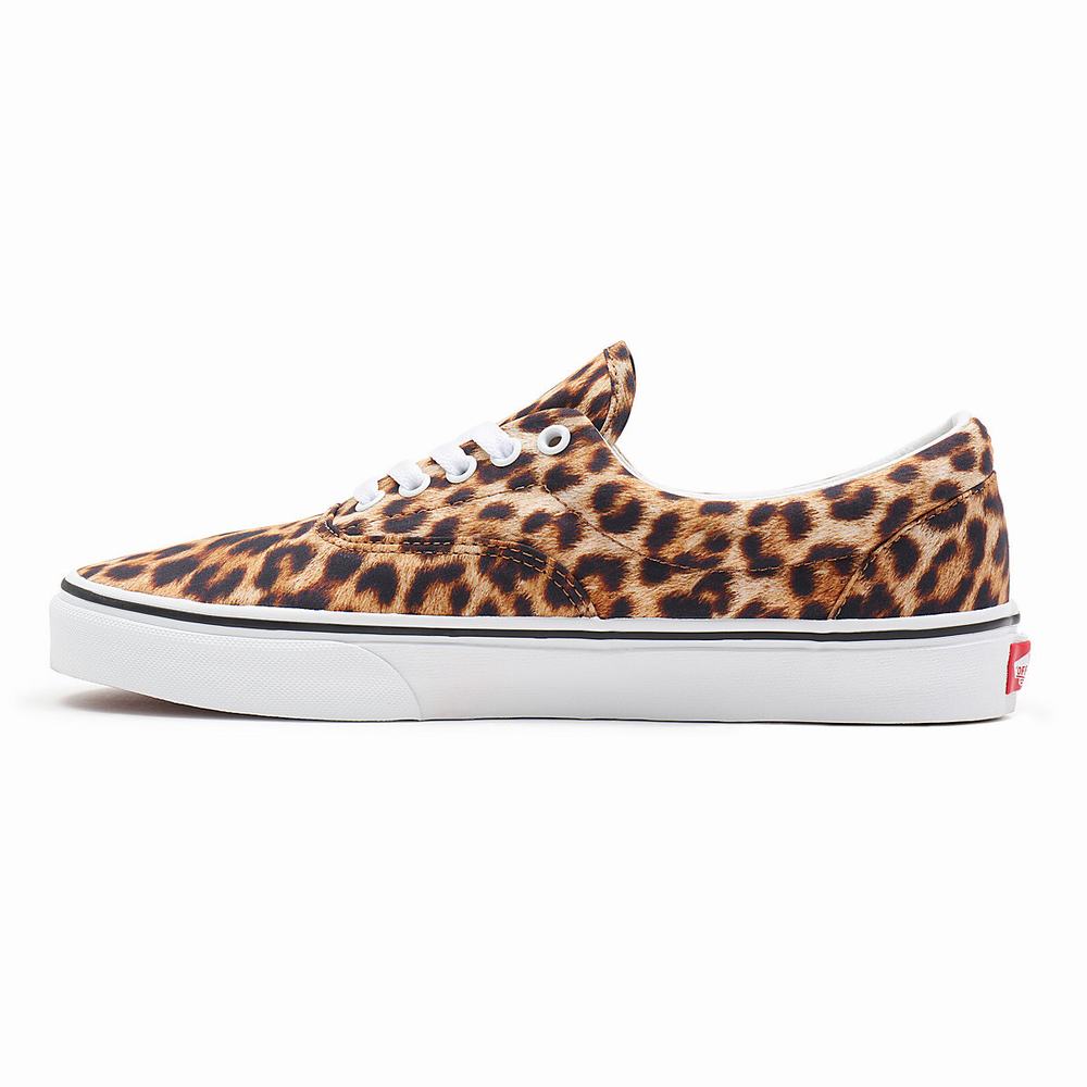 Women's Vans Leopard Era Sneakers Black | USA50391