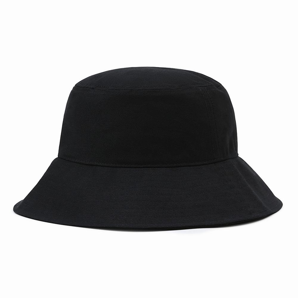 Women's Vans Level Up Bucket Hats Black / White | USA08754