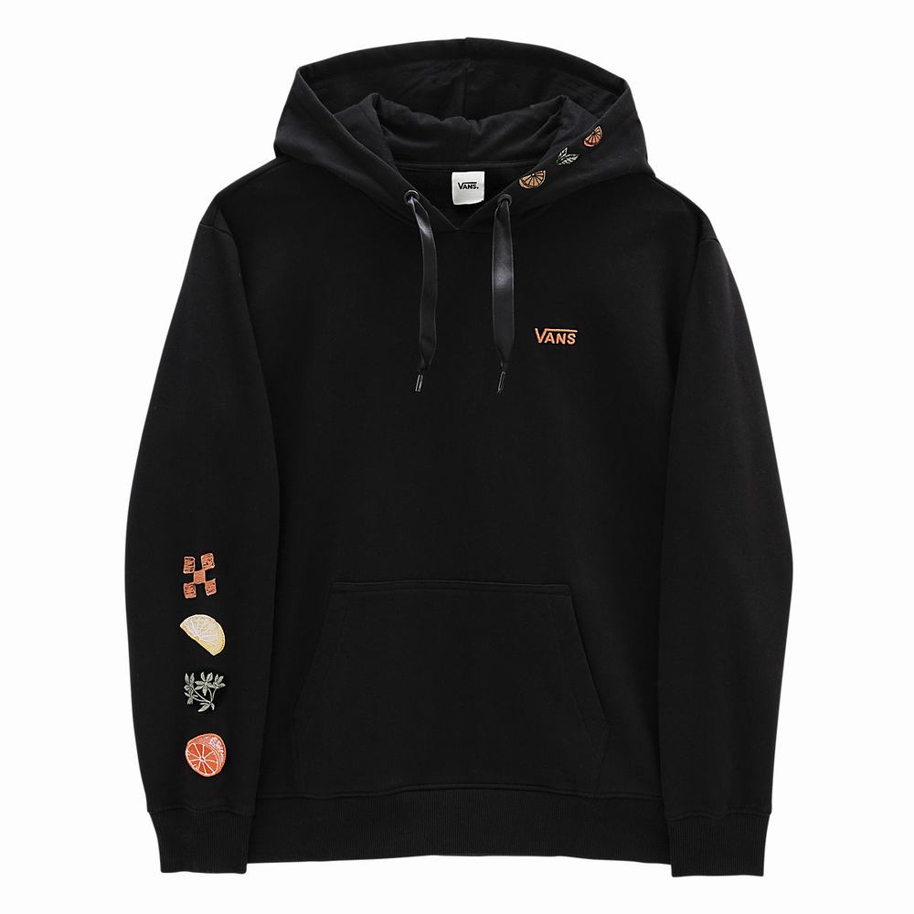 Women's Vans Lizzie Armanto Boyfriend Hoodie Black | USA95871