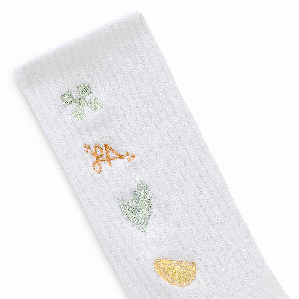 Women's Vans Lizzie Armanto Crew Socks White | USA94026