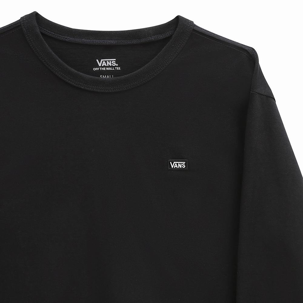 Women's Vans Long Sleeve OTW T Shirts Black | USA74893