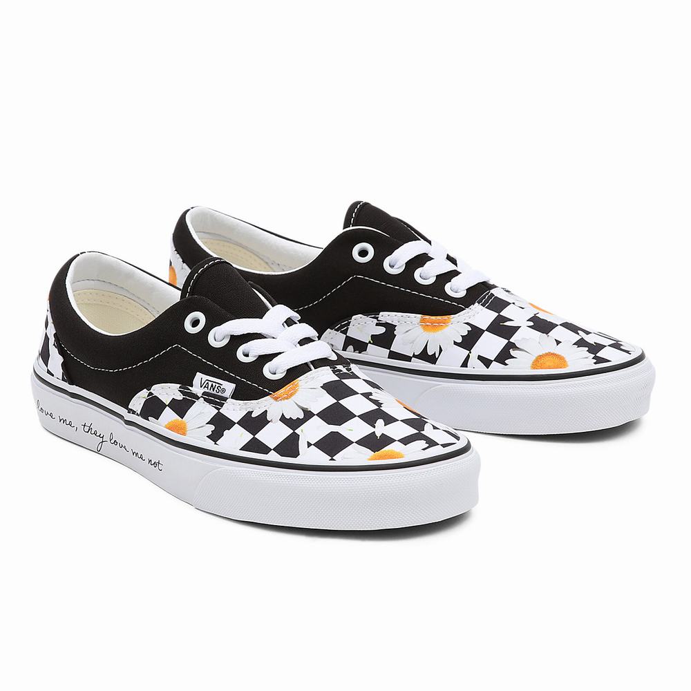 Women\'s Vans Love Me/ Love Me Not Era Sneakers Black / White | USA80213