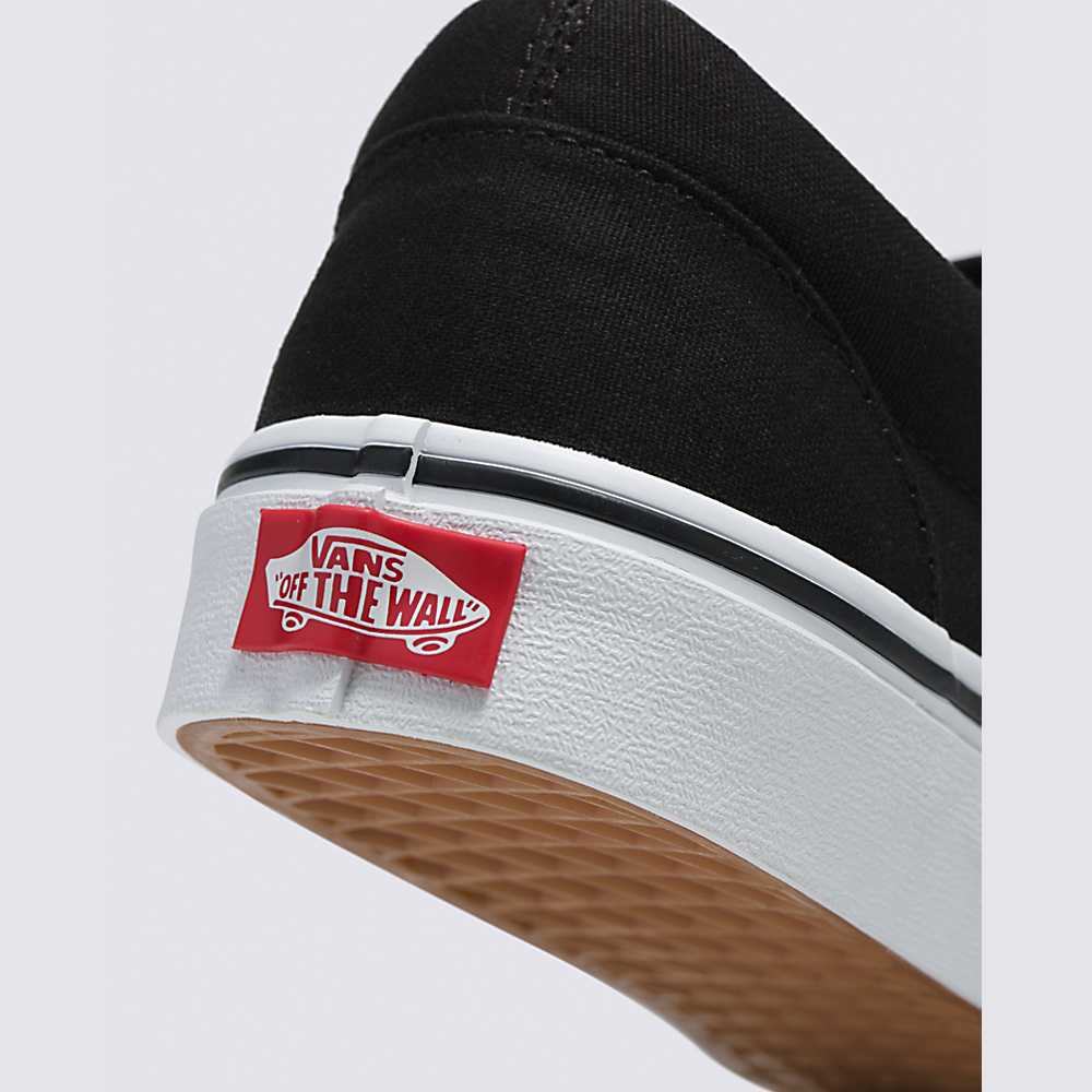 Women's Vans Love You To Death Classic Slip-On Sneakers Black / White | USA85237