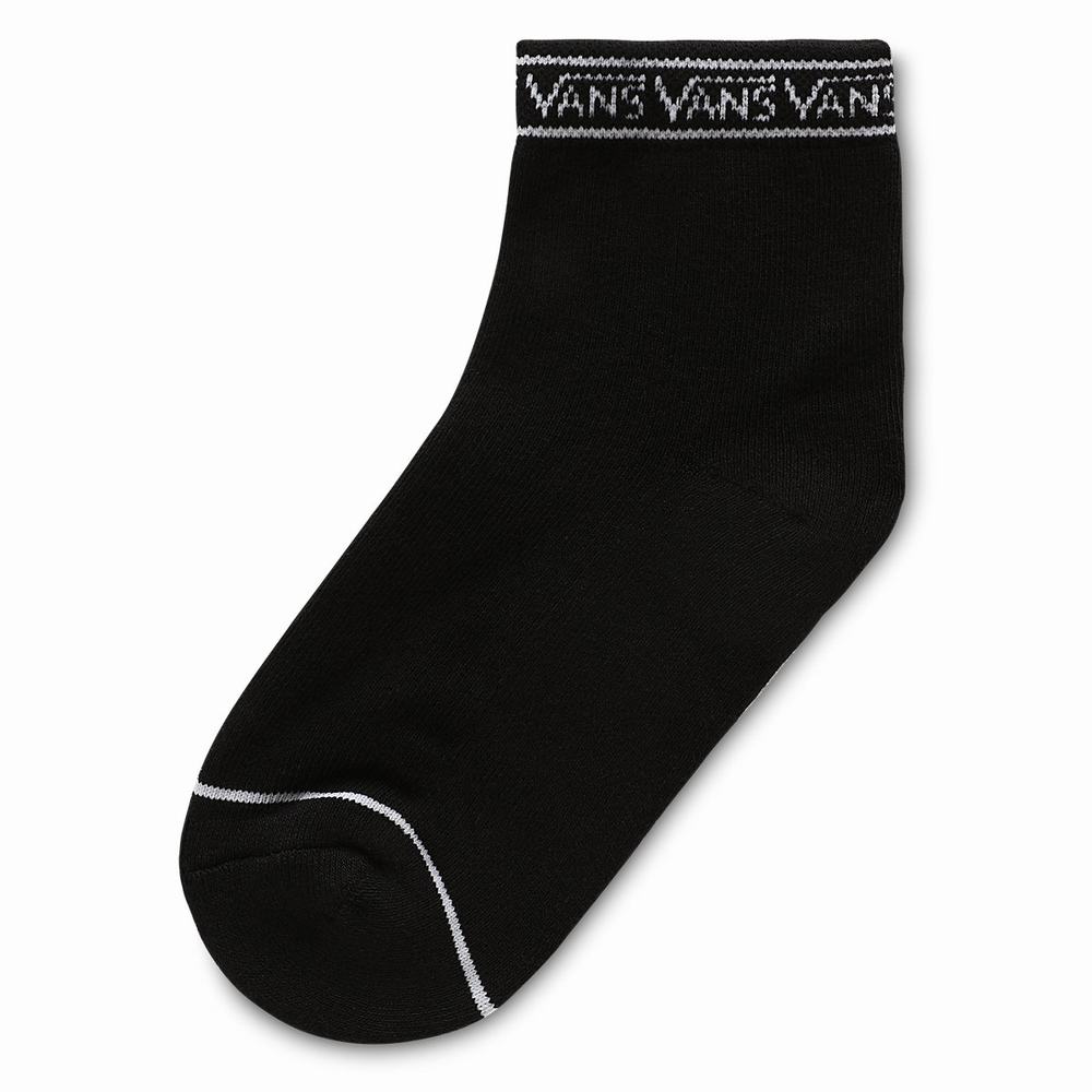 Women\'s Vans Low Tide Ankle (1 pair) Socks Black | USA39762