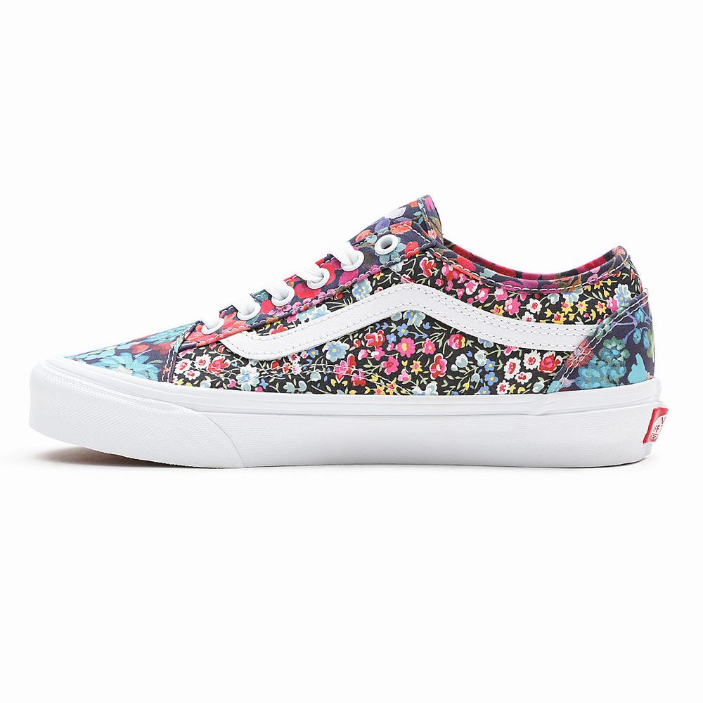 Women's Vans Made With Liberty Fabric Old Skool Tapered Sneakers Multicolor | USA56987