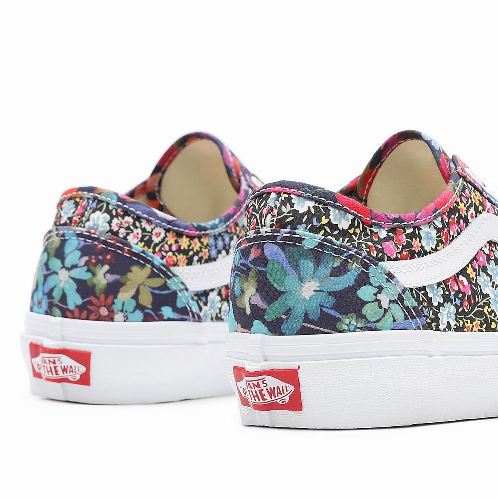 Women's Vans Made With Liberty Fabric Old Skool Tapered Sneakers Multicolor | USA56987