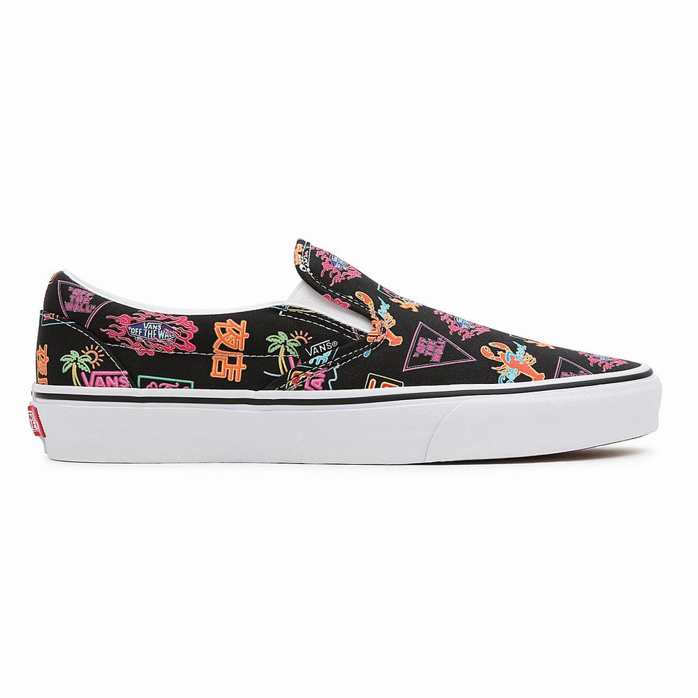 Women's Vans Market Classic Slip On Shoes Black | USA48675