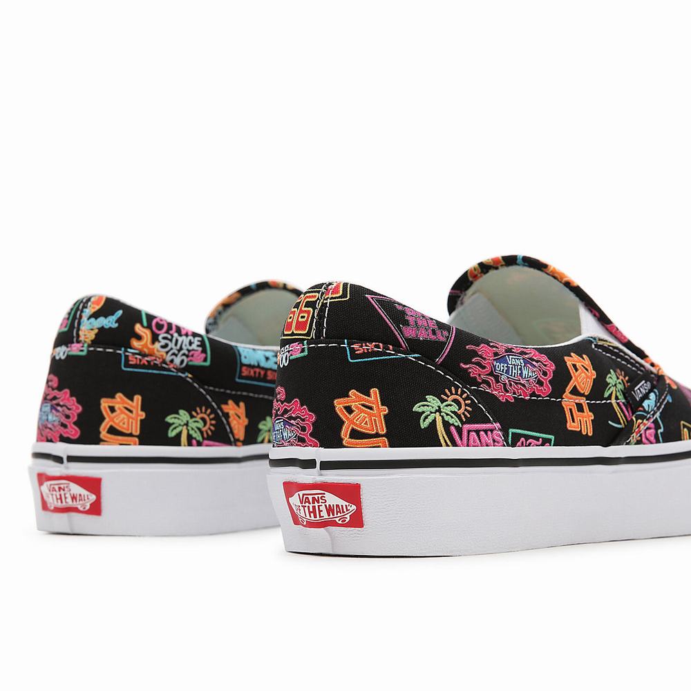 Women's Vans Market Classic Slip On Shoes Black | USA48675