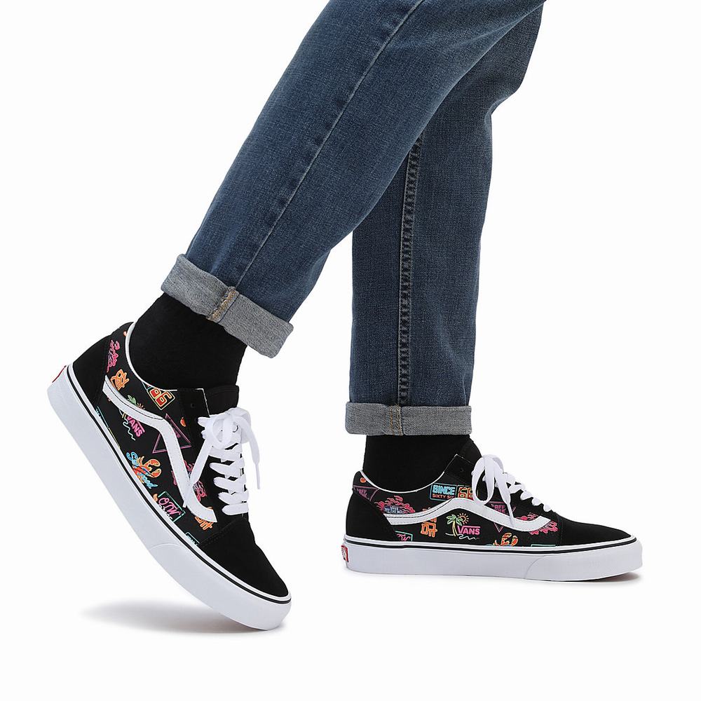 Women's Vans Market Old Skool Sneakers Black | USA24937