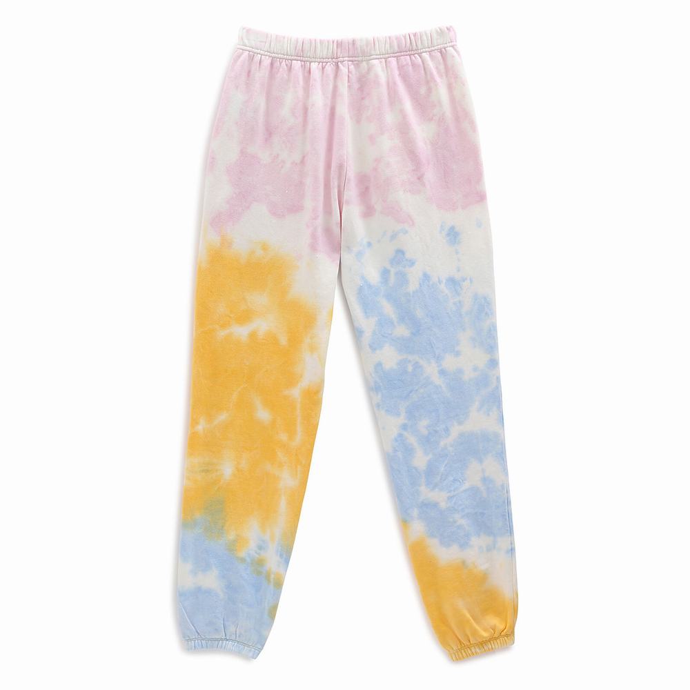 Women's Vans Mascy Daze Tri Dye Sweatpants Pink | USA82946