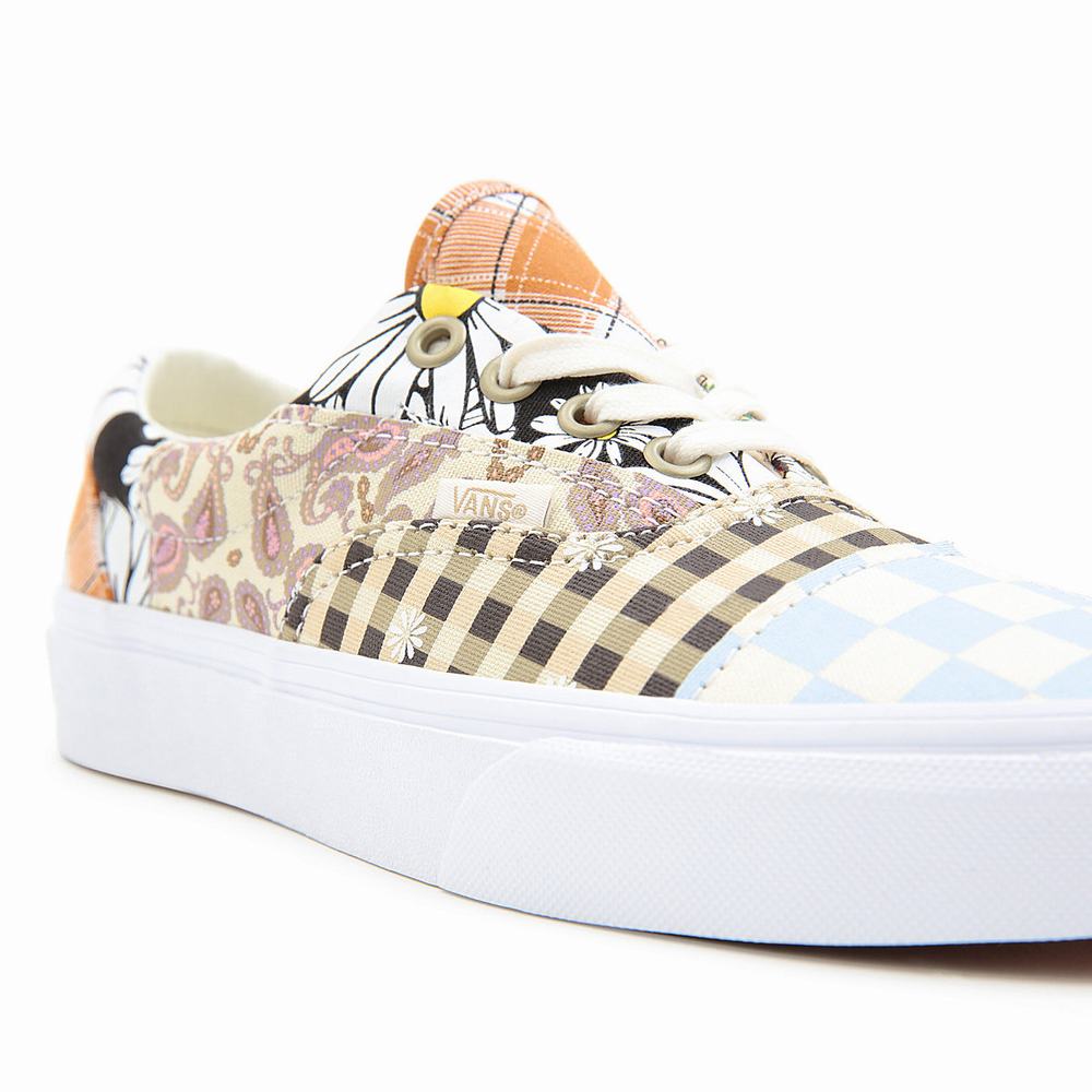 Women's Vans Meadow Patchwork Era Sneakers Multicolor / White | USA04567